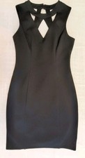 GUESS Women’s Size 4 Black Strappy Cutout Sheath Dress