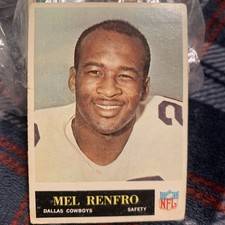 Mel Renfro Rookie #53 football card 1965 Philadelphia Dallas Cowboys . rookie card picture