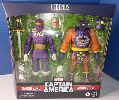 Marvel Legends Captain America Baron Zemo & Arnim Zola Figure 2-Pack Hasbro NEW
