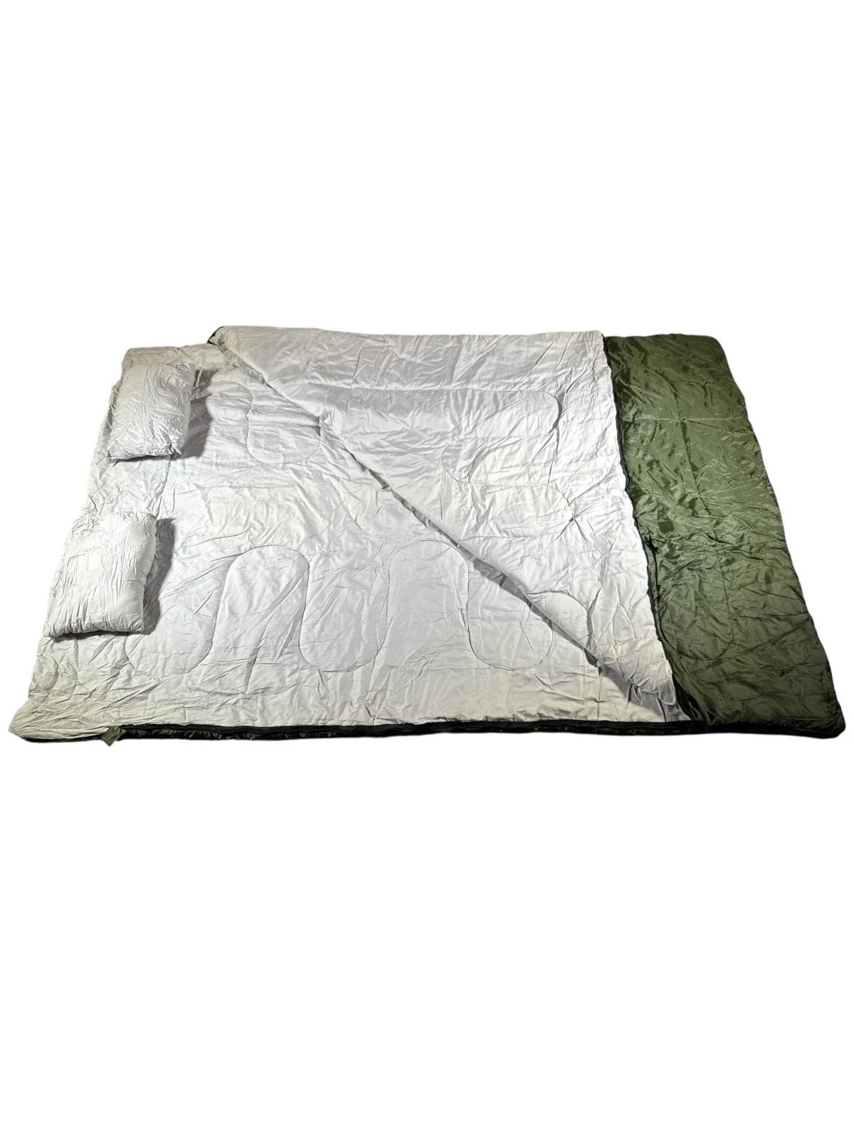 Ohuhu Sleeping Bags for Adults, Double Sleeping Bag with 2 Pillows Queen Size