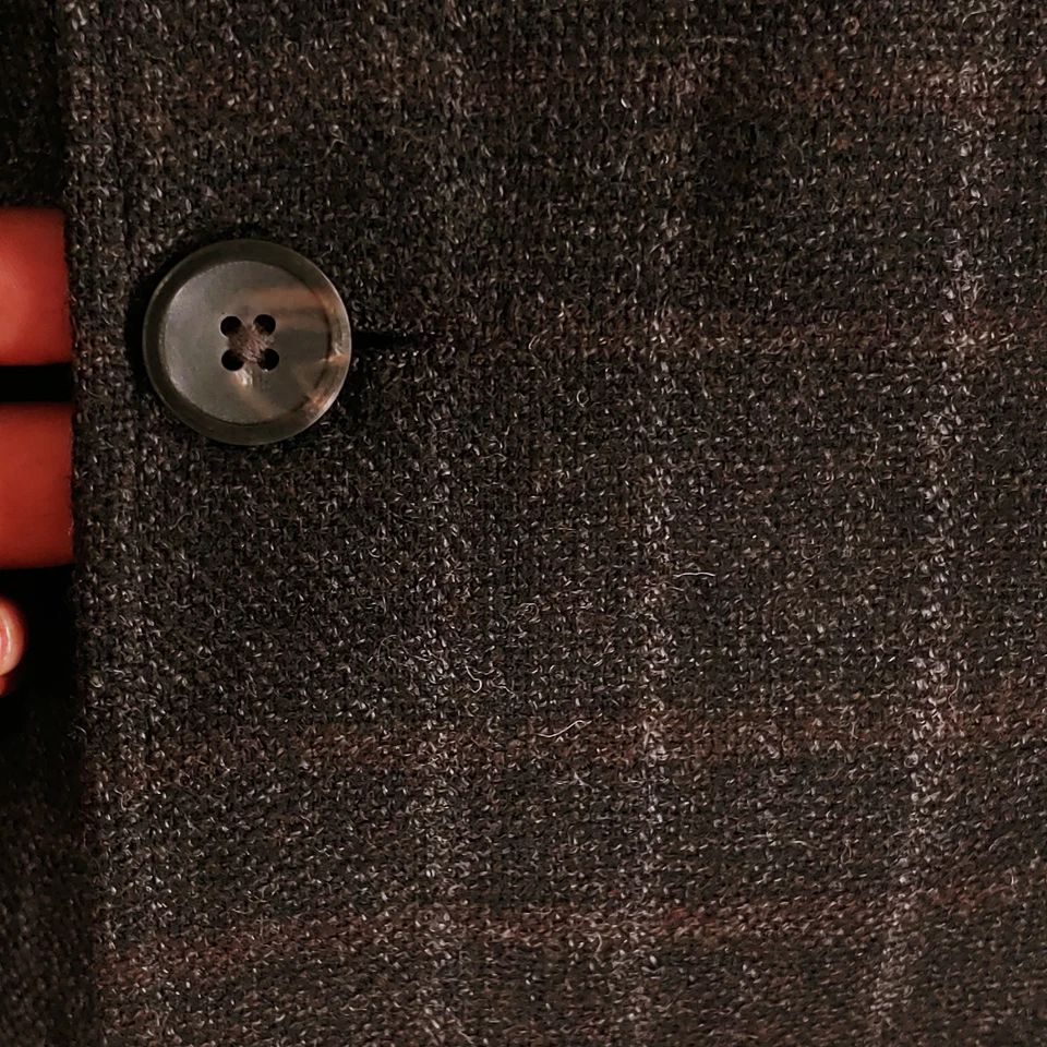 Abrigo deportivo Marc New York para hombre 40R ventana codo parche blazer 2 Bttn 2 ventilaciones Foto 3 de 4