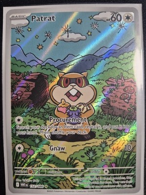 Patrat White Flare Pokemon TCG Card 152/86 SV (P-49)