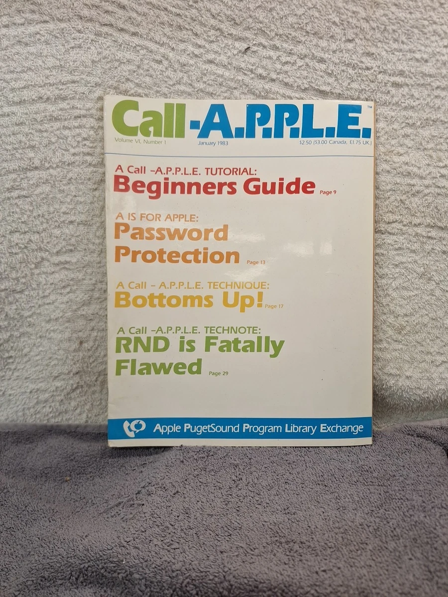 Apple Vintage Computer Magazine for sale - eBay