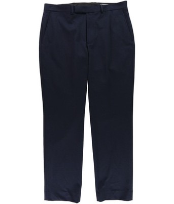 Kenneth Cole Mens Knit Techni-cole Dress Pants Slacks, Blue, 35W x 32L