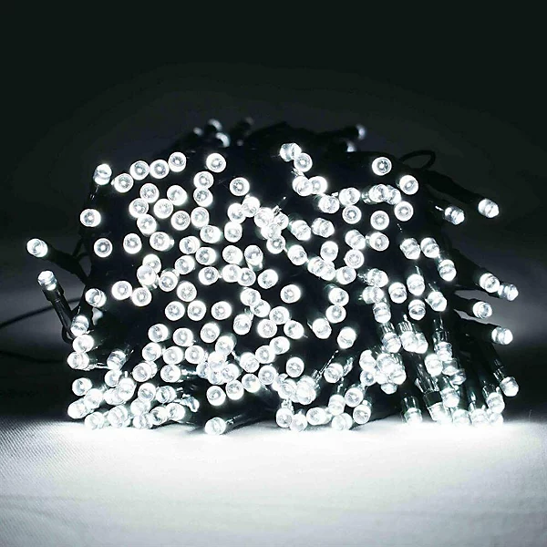 UK Fairy String Lights 14m Mains Plug In Christmas Tree Indoor & Outdoor