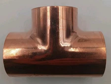 2" x 2" x 2" Copper Tee