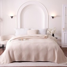 100 Cotton Muslin Blanket Large Cotton Throw Blanket for Bed and Couch