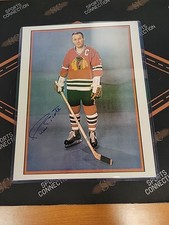 Pierre Pilote Signed Auto 8x10 Photo Chicago Blackhawks Hockey NHL DFB1