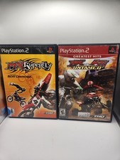 MX SuperFly & MX vs ATV Unleashed: Sony PlayStation 2 - Cib Tested Discs Clean 