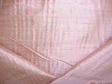 21-1/8Y Donghia Iridescent Petal Pink Gold Strie Silk Upholstery Fabric
