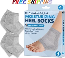 Dr. FrederickS Original Moisturizing Heel Socks for Cracked Heel Treatment - 2
