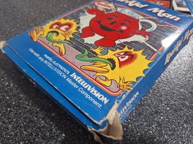 Intellivision KOOL-AID MAN - CIB Video Game Manual Overlay Complete TESTED