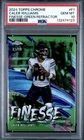 CALEB WILLIAMS - 2024 TOPPS CHROME FINESSE GREEN /99 - PSA 10!