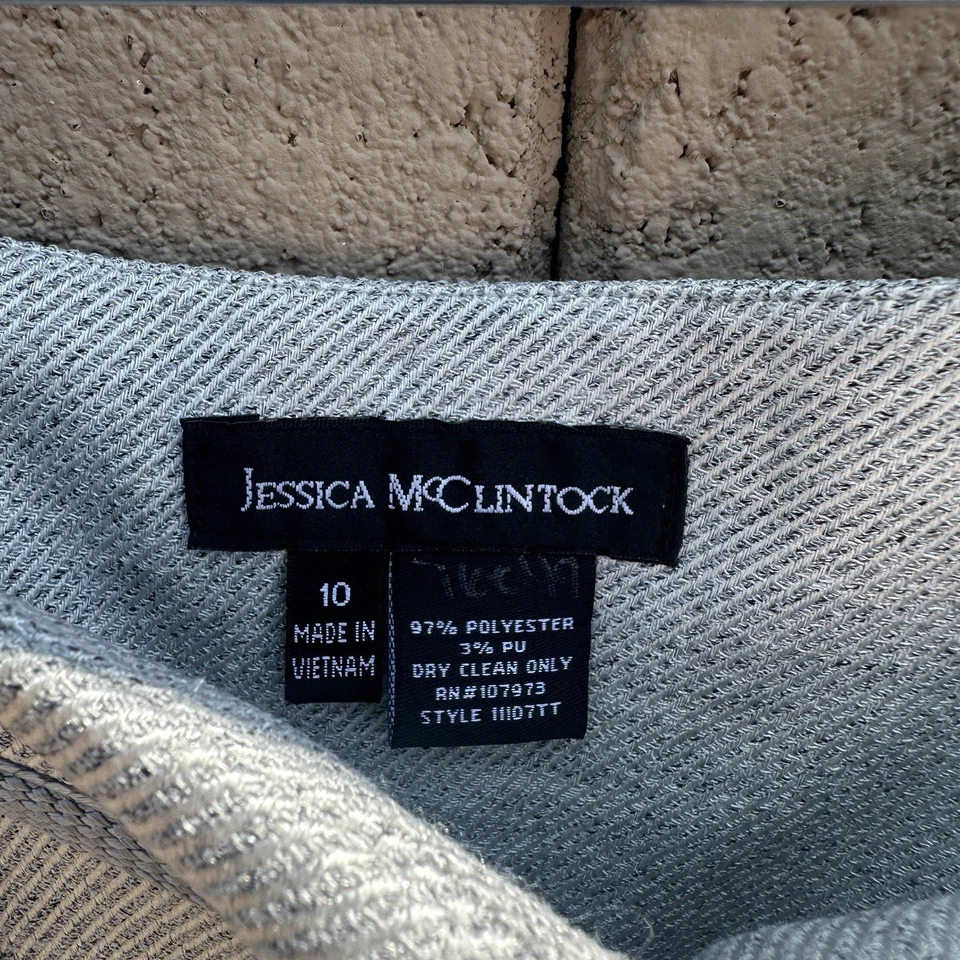 Винтажные шорты Jessica mcclintock Culotte размер 10 - Изображение 3 из 4