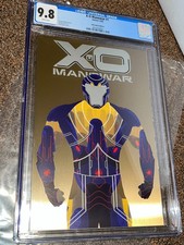 X-O Manowar 1, Valiant, 2020 Allen Gold Metal Variant Cover, CGC Graded 9.8