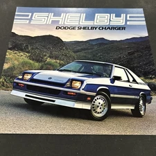 1983 Dodge Shelby Charger sales brochure dealer