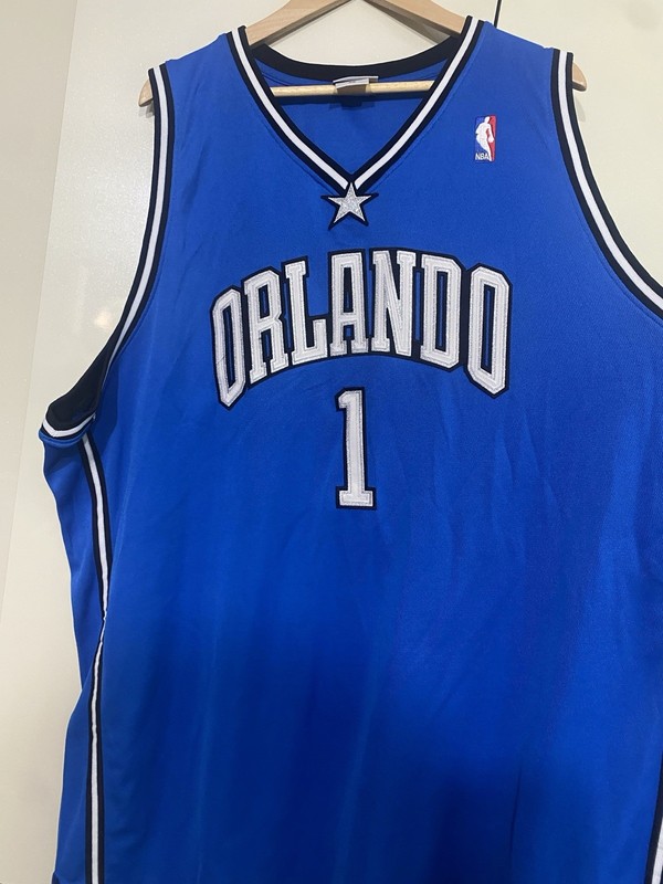 Vintage Reebok Orlando Magic Tracy McGrady Jersey Authentic Sz 56 XXL XXXL