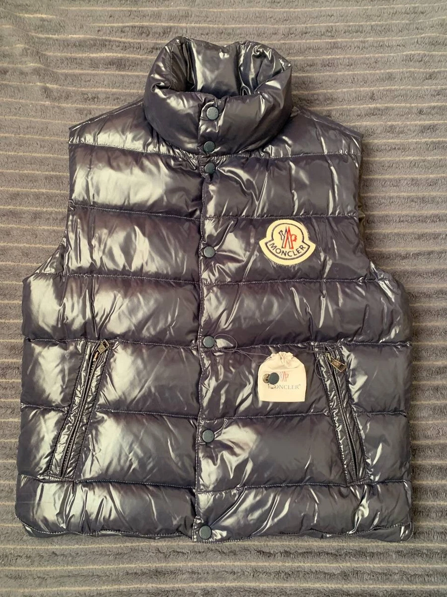 moncler down puffer vest woman's black size 2 | eBay