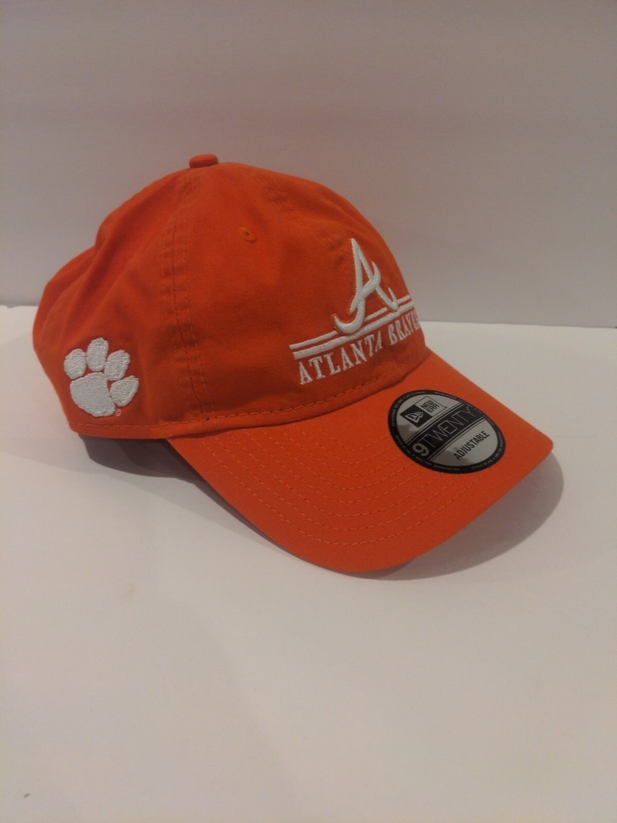 BRAND NEW Clemson University Atlanta Braves Baseball Hat Tigers
