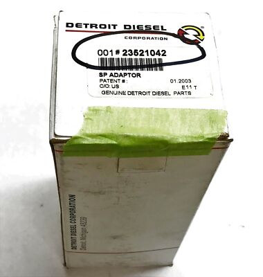 Detroit Diesel OEM Spark Plug Adapter 23521042 NOS | eBay 