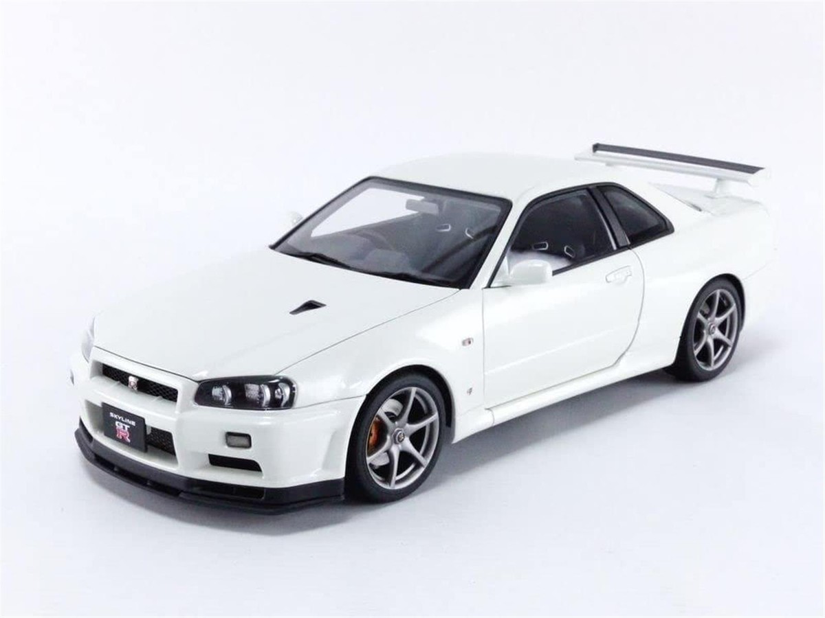 AUTOart 1/18 Nissan Skyline GT-R (R34) V Spec II White Pearl