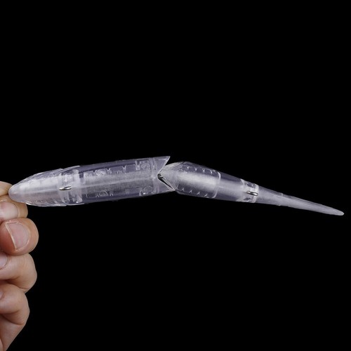 5PCS 178mm 77g Sinking Glide Swimbait Handmade Unpainted Bait Blank Fishing Lure - Picture 7 of 8