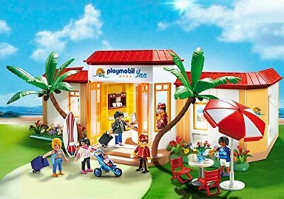 PLAYMOBIL #5998 TROPICAL BEACH HOTEL INN SUMMER FUN BRAND NEW FACTORY  SEALED