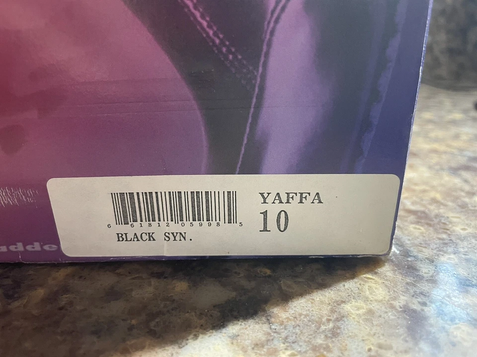 Nuevas Botas LEI De Colección Años 90 Y2K Plataforma Gruesas Tacón Alto Cremallera Talla 10 Foto 3 de 4