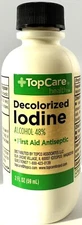 Iodine Tincture Decolorized 2oz IODO First Aid Antiseptic Clear Yodo Blanco QTY3