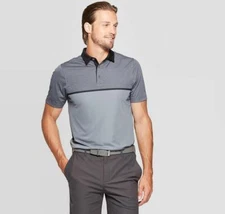 Men's Novelty Golf Polo Shirt- C9 Champion (Thundering Gray, S)
