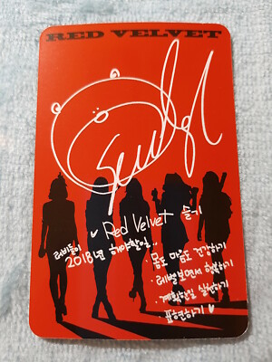 Red Velvet 2nd Album Repackage Bad Boy Seulgi Type-B Photo Card K