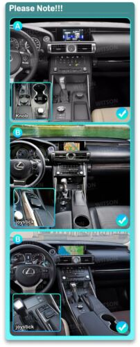 Estéreo GPS CarPlay 10,25"" para Lexus IS RC 200 250 300 350 200t 300h 2013-19 - Imagen 2 de 11