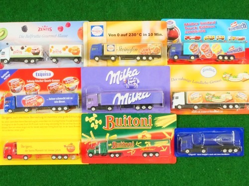 IN Set 9 Trucks Trailers Werbemodelle Engr. Wagner among Others Mint! Ob 1704-07