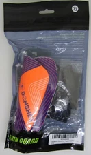 Donsher Kids Soccer Shin Guards Purple/Orange Size XS NEW