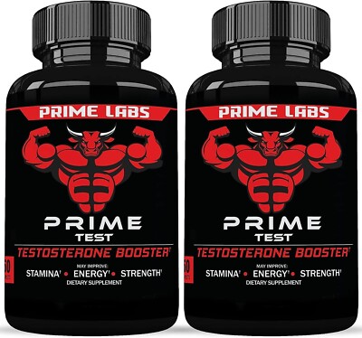 Prime Labs Men's Testosterone Booster (60caps x 2)