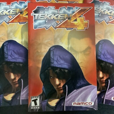 Manuel D'instructions Tekken 4 Pour PS2 – Notice Jeu Vidéo – Bon état