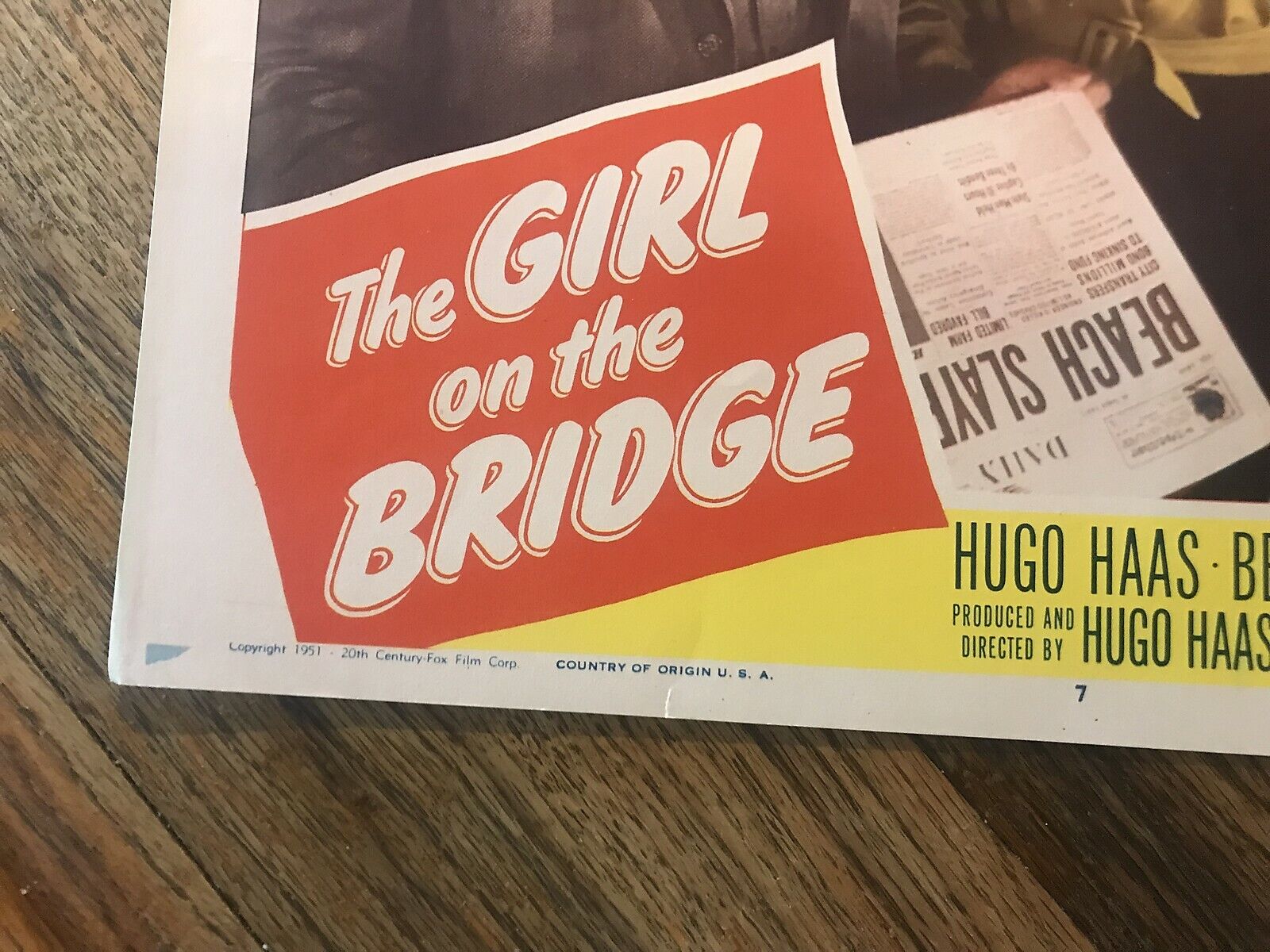 THE GIRL ON THE BRIDGE, Beverly Michaels, 1951 Courtesy Everett Collection  !ACHTUNG AUFNAHMEDATUM