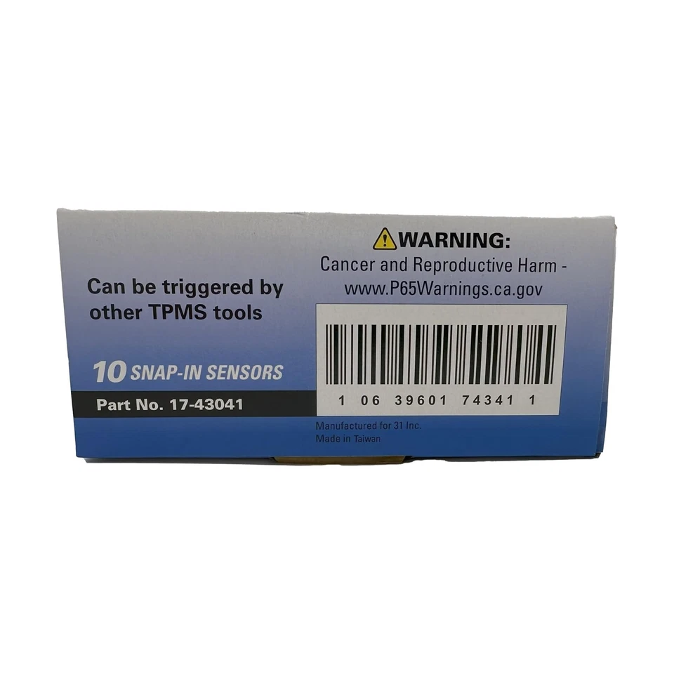 Sensor Inteligente 17-43041 Snap in Multi-Frecuencia Programable Universal TPMS Sen... Foto 2 de 3