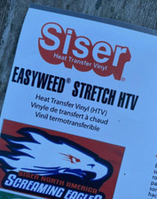 Siser EasyWeed Stretch Heat Transfer Vinyl T-Shirts HTV 5 Yards 15"x36" ROLLS