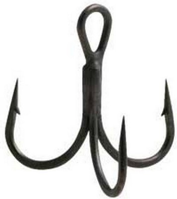Owner Short Shank Wide Gap Treble Silky Gray Frictionless