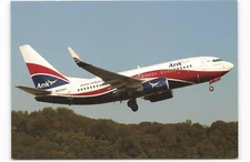 Postcard Airline ARIK AIR B737-7BD N353AT - American Airport Card AUC1.