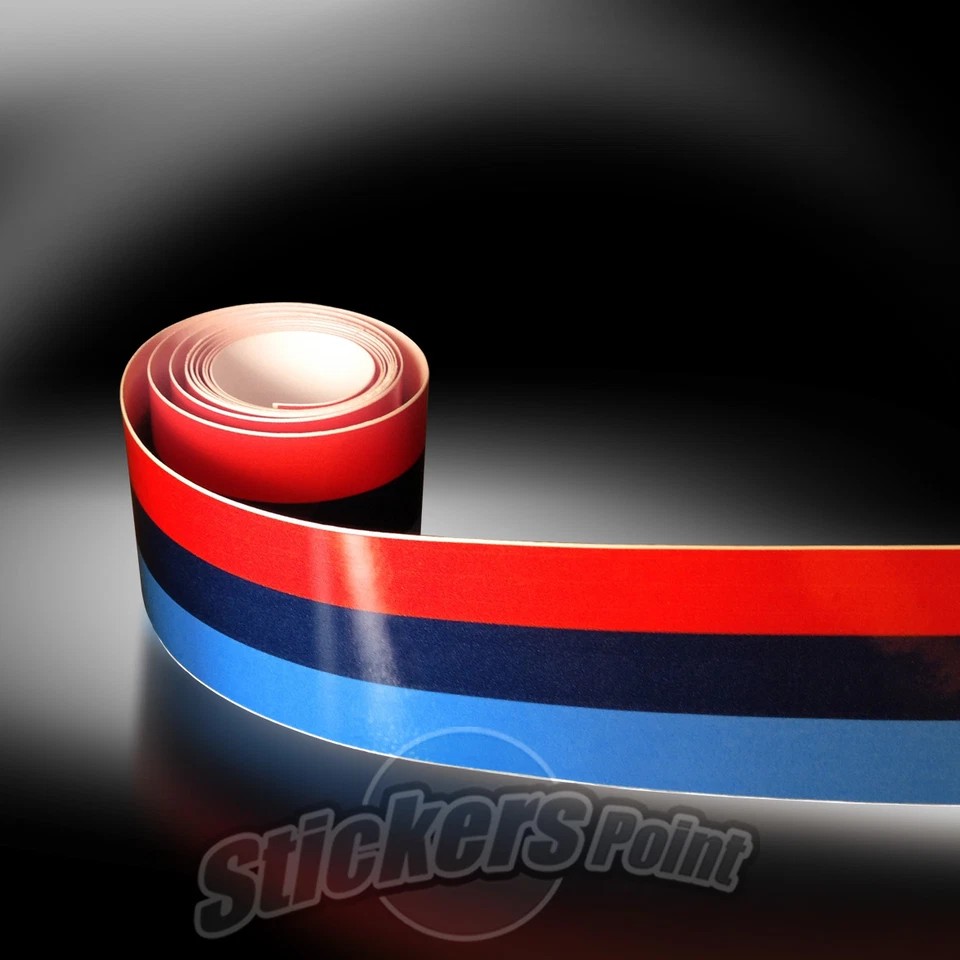 Adesivo fascia striscia BMW cm120x1,5 - M PERFORMANCE MOTORSPORT MOTORRAD stripe