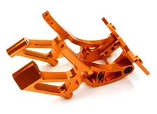 Billet Machined Alloy Wing Mount for Traxxas 1/10 Revo & E-Revo (-2017) (Orange)