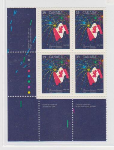 1990 Canada SC# 1278 LL - The Canadian Flag (1965-1990) Plate Block M-NH # 3268c - Picture 1 of 1