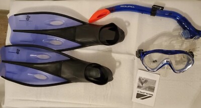 EDUEO Schnorchel set für Kinder Größe 30-32