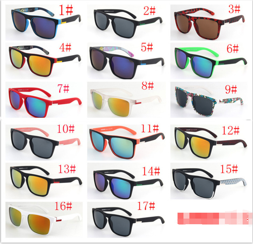 Box 17 Colors UV400 Unisex Stylish Outdoor Sunglasses for Men and Women