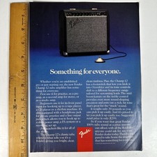 Fender Amplifiers Something For Everyone Original Magazine Print Ad