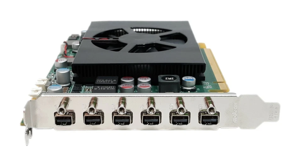 Dell Matrox C680-E4GBF 4GB PCIE 6x mini DP DW5DN 0DW5DN 6 Display Video Support - Image 3 of 4