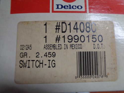 Interruptor de encendido Delco Remy 1990150 Sam 685 DS516 - Imagen 7 de 8