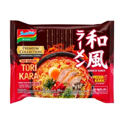 Indomie Mie Instant Premium Japanese Tori Kara Ramen 89 Gr [BEST